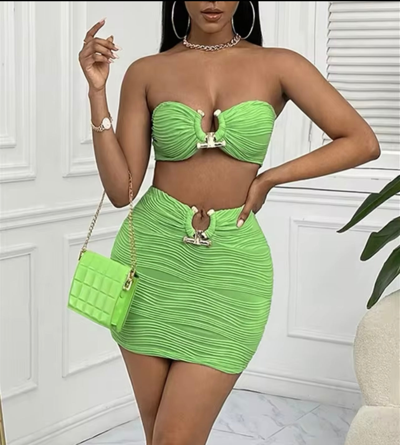 “Summer Nights” 2 pc set ☀️💚